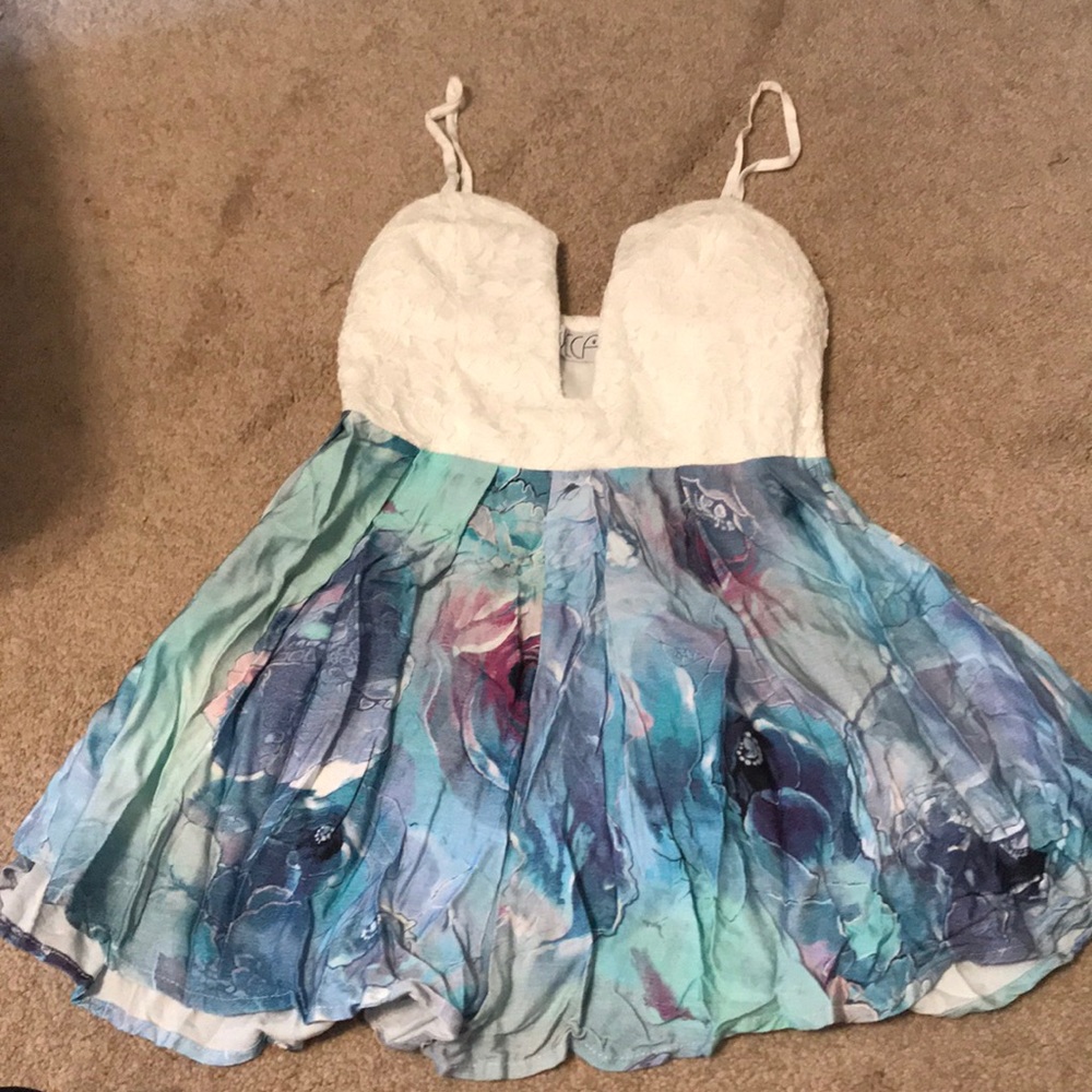 Romper with corset top